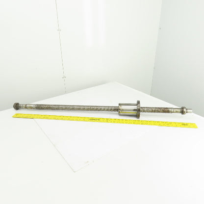 NTN C5 Ball Screw & Nut 48-3/4" OAL 40mm OD 11mm Pitch Single Start