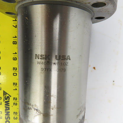 NSK W4009WF-10Z Ball Screw & Nut 40mm OD 11mm Pitch Single Start 49" OAL
