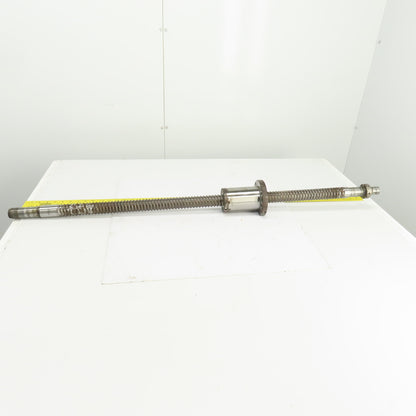 NSK W4009WF-10Z Ball Screw & Nut 40mm OD 11mm Pitch Single Start 49" OAL