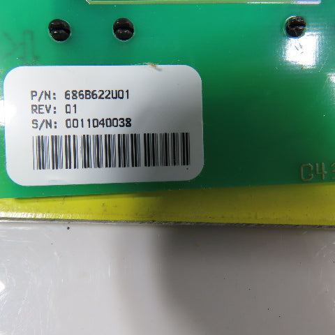 Asea Brown 686B622U01 Communications Interface Terminal Board Rev.01