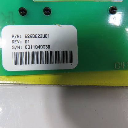Asea Brown 686B622U01 Communications Interface Terminal Board Rev.01