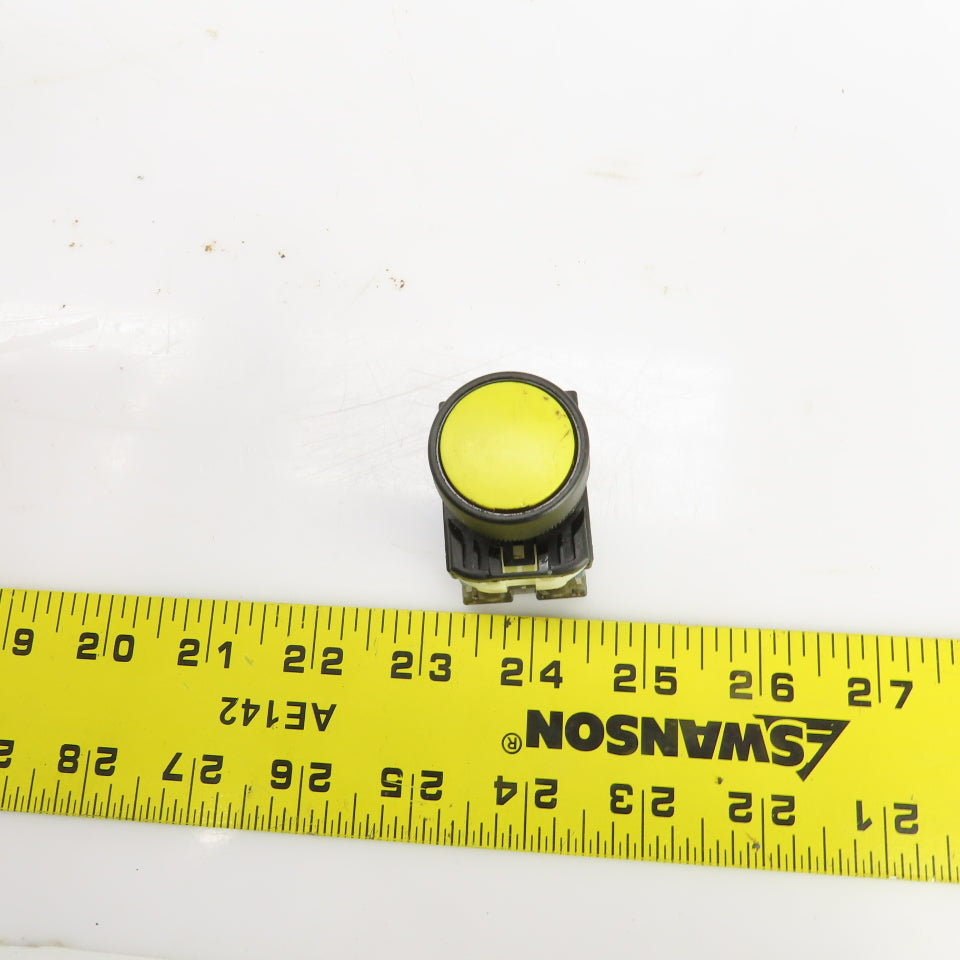 Fuji AR22FOR Momentary Contact Yellow Push Button 250V