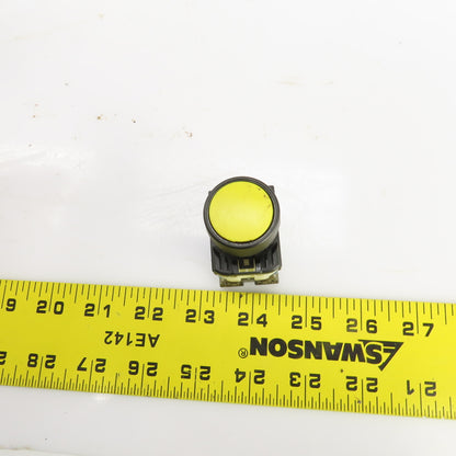 Fuji AR22FOR Momentary Contact Yellow Push Button 250V