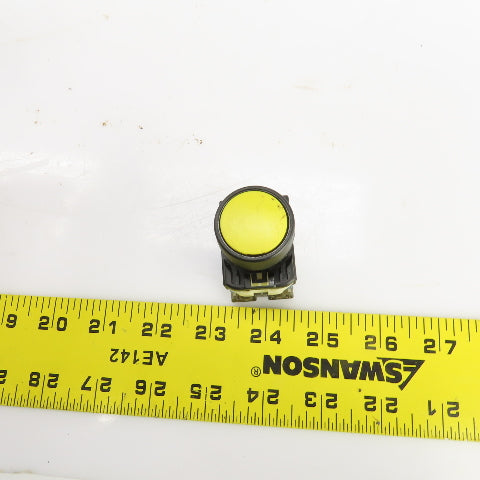 Fuji AR22FOR Momentary Contact Yellow Push Button 250V