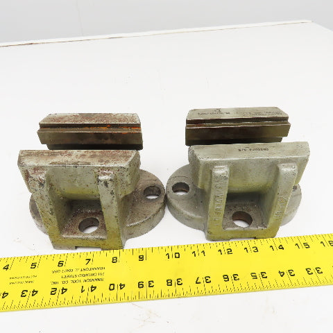 Cushman 10-061-04-000C 4" Faceplate Jaw Holders Damaged AS/IS Lot Of 2