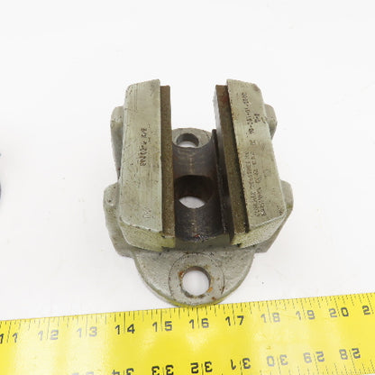 Cushman 10-061-04-000C 4" Faceplate Jaw Holders Damaged AS/IS Lot Of 2