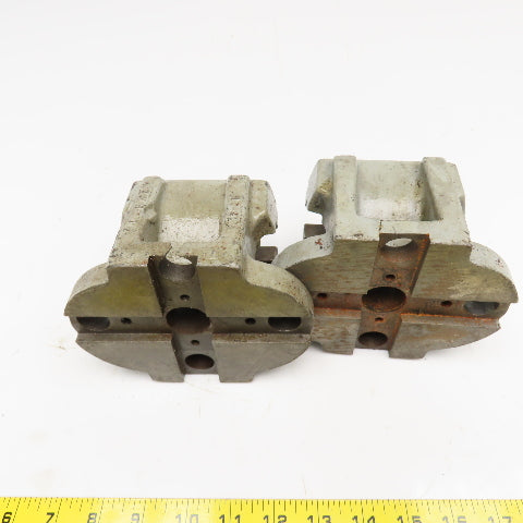 Cushman 10-061-04-000C 4" Faceplate Jaw Holders Damaged AS/IS Lot Of 2