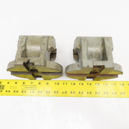 Cushman 10-061-04-000C 4" Faceplate Jaw Holders Damaged AS/IS Lot Of 2