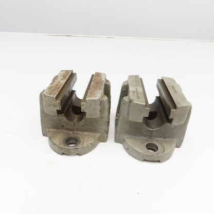 Cushman 10-061-04-000C 4" Faceplate Jaw Holders Damaged AS/IS Lot Of 2