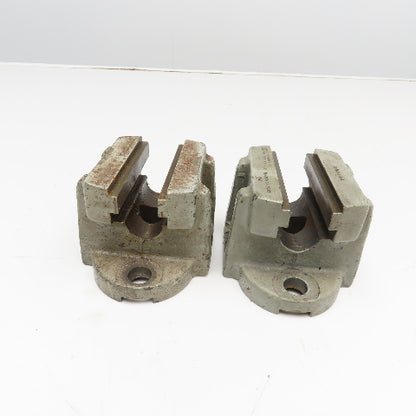 Cushman 10-061-04-000C 4" Faceplate Jaw Holders Damaged AS/IS Lot Of 2