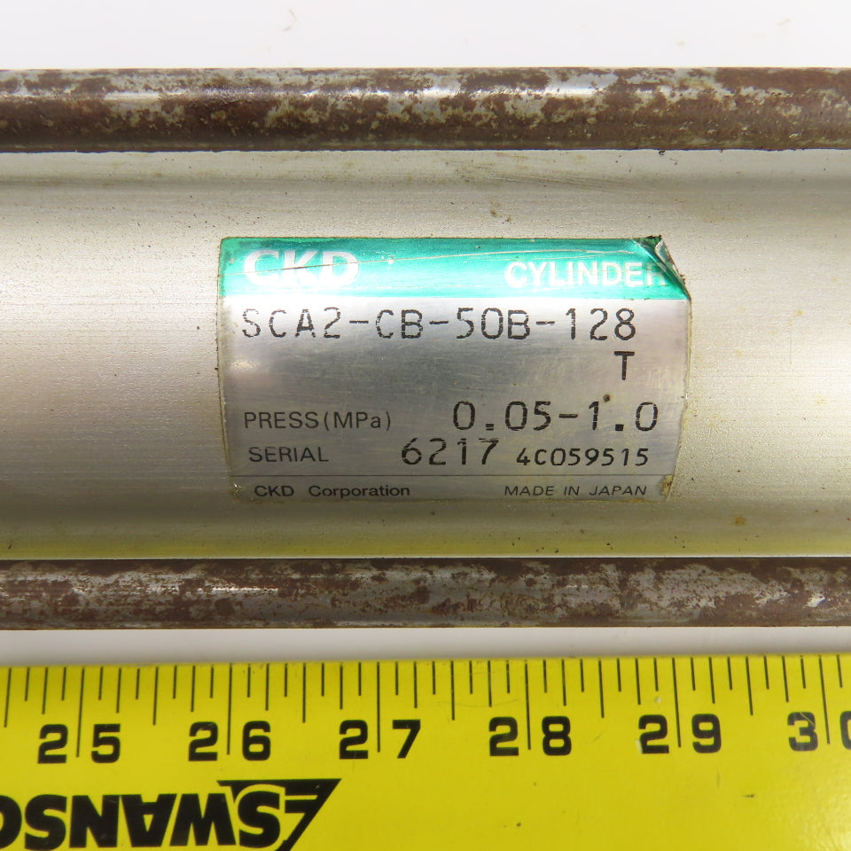 CKD SCA2-CB-50B-128 Double Acting Pneumatic Cylinder 50mm Bore 128mm Stroke