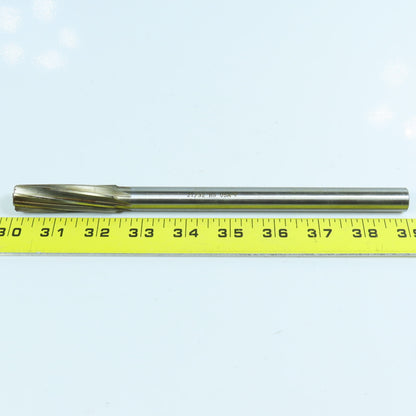 Cleveland 21/32" Chucking Reamer 8 Flute 9/16" Shank 2-5/16" LOC 9" OAL USA