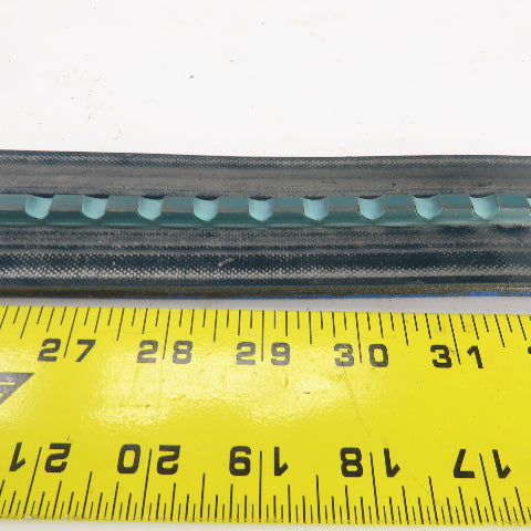 V-Guide Seamless Capper Bottle Side Soft Gripper Belt 2" Wide 33-1/2" L