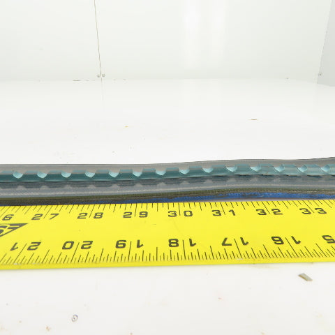 V-Guide Seamless Capper Bottle Side Soft Gripper Belt 2" Wide 33-1/2" L