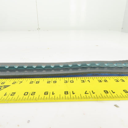 V-Guide Seamless Capper Bottle Side Soft Gripper Belt 2" Wide 33-1/2" L