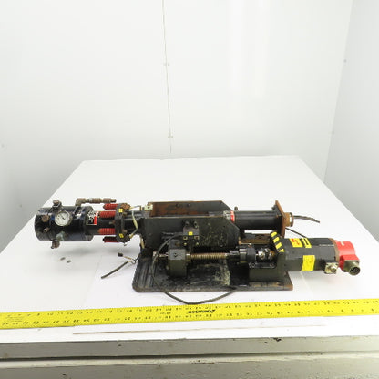 Amada LCE-645 Laser Contour Cutting Head Assembly W/Fanuc A06B-0312-B002