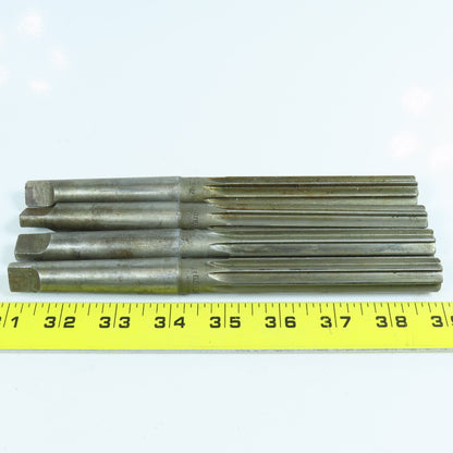 Cleveland 11/16" Morse Taper Chucking Reamer 8 Flute 3-7/8" LOC MT2 Shank Lot/4