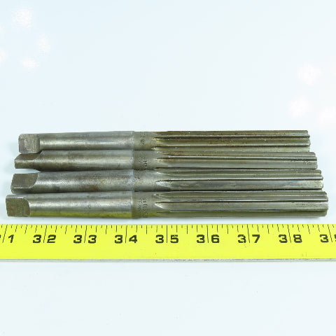 Cleveland 11/16" Morse Taper Chucking Reamer 8 Flute 3-7/8" LOC MT2 Shank Lot/4