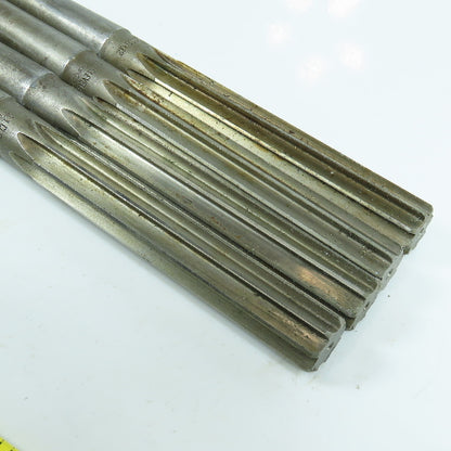 Cleveland 11/16" Morse Taper Chucking Reamer 8 Flute 3-7/8" LOC MT2 Shank Lot/4