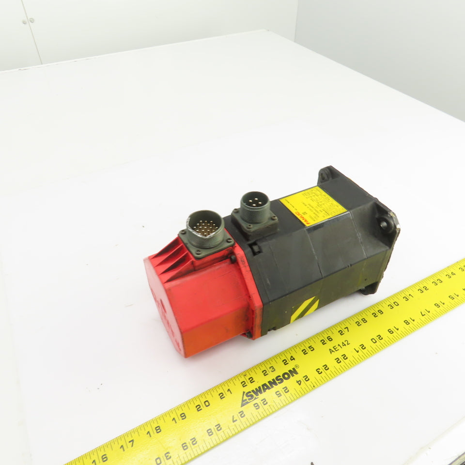 Fanuc A06B-0313-B061 0S AC Servo Motor 2000RPM 91V 3PH  W/Pulse Coder