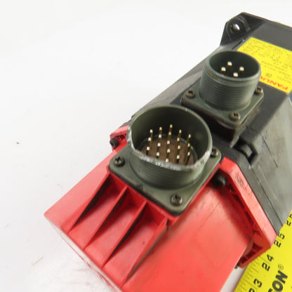 Fanuc A06B-0313-B061 0S AC Servo Motor 2000RPM 91V 3PH  W/Pulse Coder