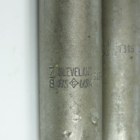 Cleveland 7/8" Morse Taper Chucking Reamer 8 Flute 10" OAL MT2 Shank Lot of 2