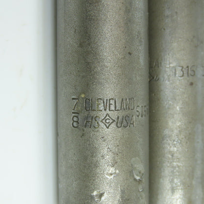 Cleveland 7/8" Morse Taper Chucking Reamer 8 Flute 10" OAL MT2 Shank Lot of 2