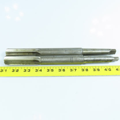 Cleveland 7/8" Morse Taper Chucking Reamer 8 Flute 10" OAL MT2 Shank Lot of 2