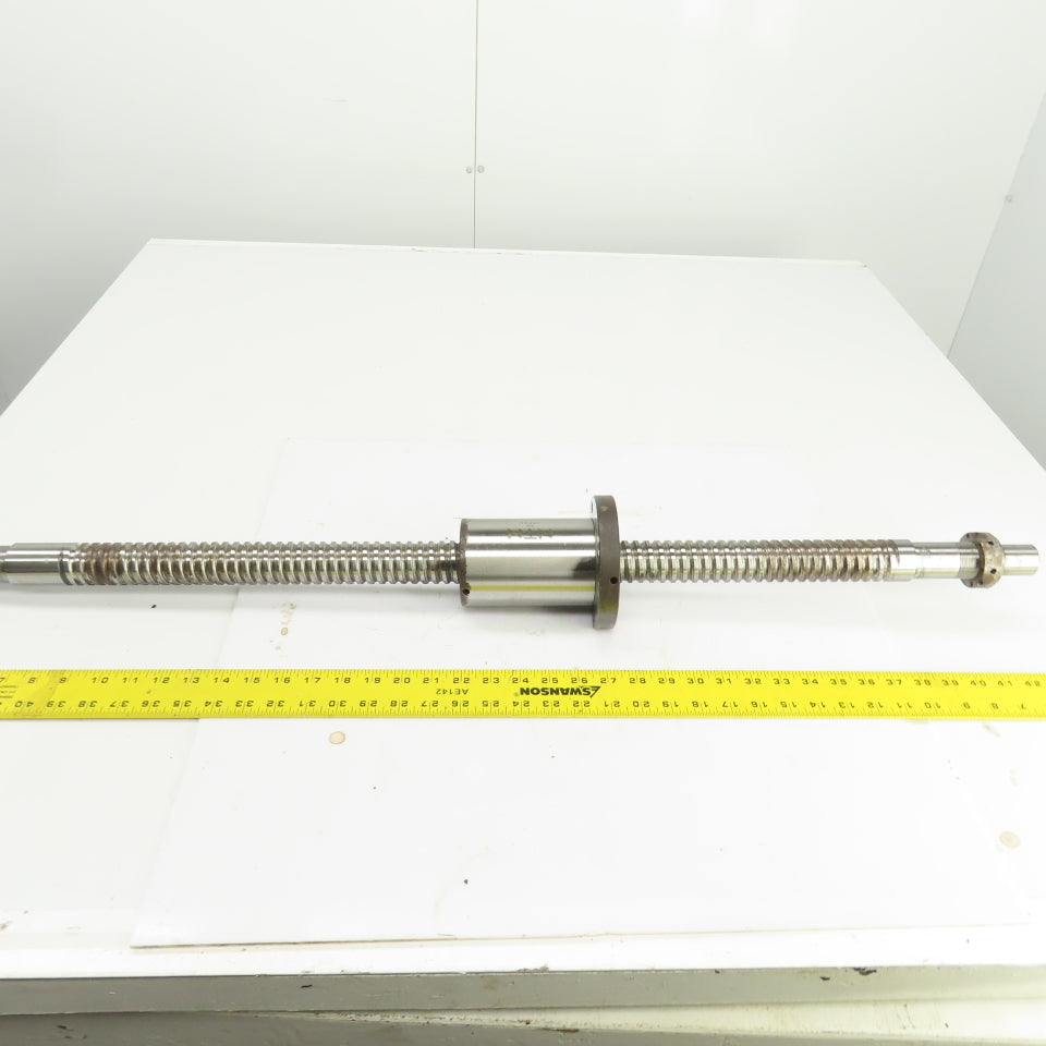 NTN C5 Ball Screw & Nut Assembly 41" OAL  40mm OD 11mm Pitch Single Start