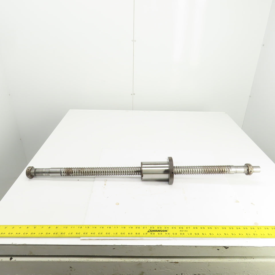 NTN C5 Ball Screw & Nut Assembly 41" OAL  40mm OD 11mm Pitch Single Start
