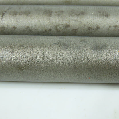 Cleveland 3/4" Morse Taper Chucking Reamer 8 Flute 2-9/16" LOC MT2 Shank Lot/4