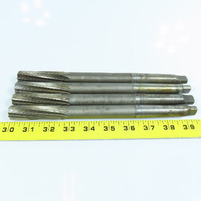 Cleveland 3/4" Morse Taper Chucking Reamer 8 Flute 2-9/16" LOC MT2 Shank Lot/4