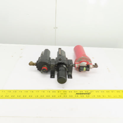 L74M-3AP-QDN Pneumatic Filter-Regulator-Lubricator FRL Assembly 250PSI
