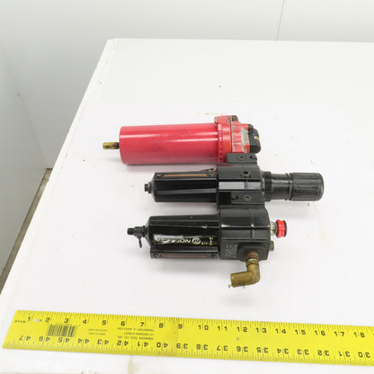 L74M-3AP-QDN Pneumatic Filter-Regulator-Lubricator FRL Assembly 250PSI