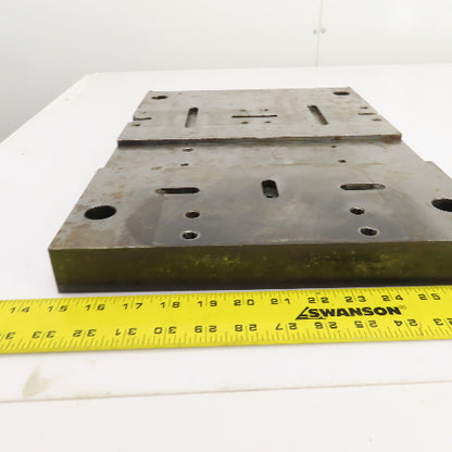 18-1/2" x 12-5/8" x 1-3/8" Thick Steel Fixture Set Up Jig Plate
