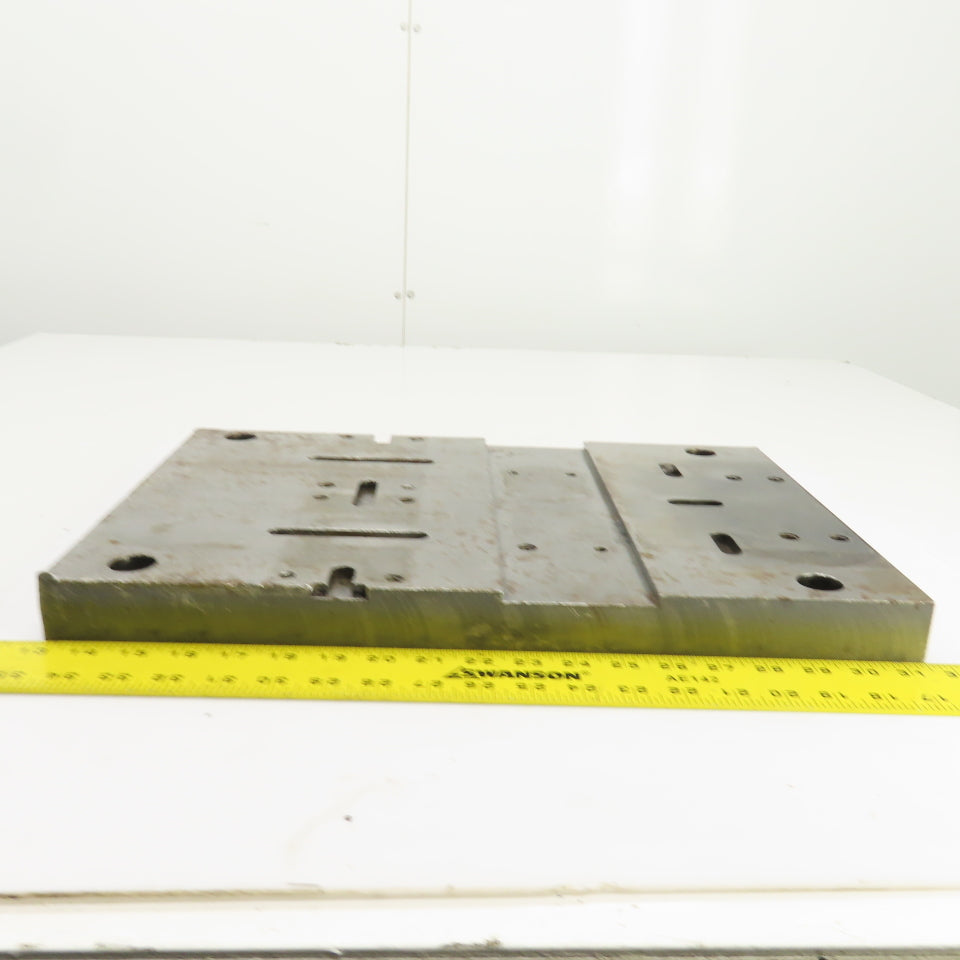 18-1/2" x 12-5/8" x 1-3/8" Thick Steel Fixture Set Up Jig Plate