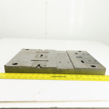 18-1/2" x 12-5/8" x 1-3/8" Thick Steel Fixture Set Up Jig Plate
