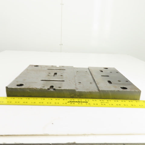 18-1/2" x 12-5/8" x 1-3/8" Thick Steel Fixture Set Up Jig Plate