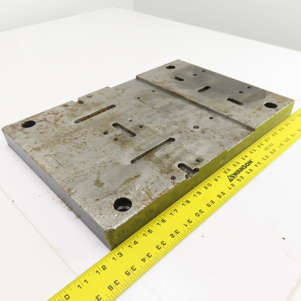 18-1/2" x 12-5/8" x 1-3/8" Thick Steel Fixture Set Up Jig Plate