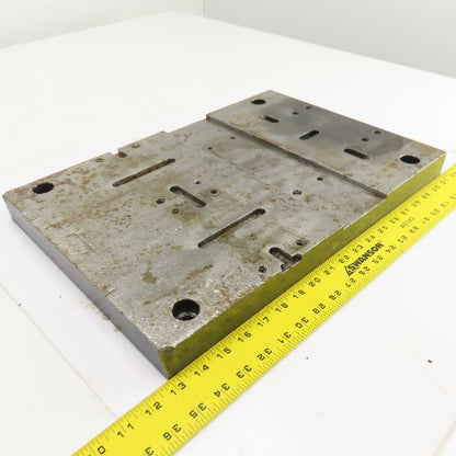 18-1/2" x 12-5/8" x 1-3/8" Thick Steel Fixture Set Up Jig Plate