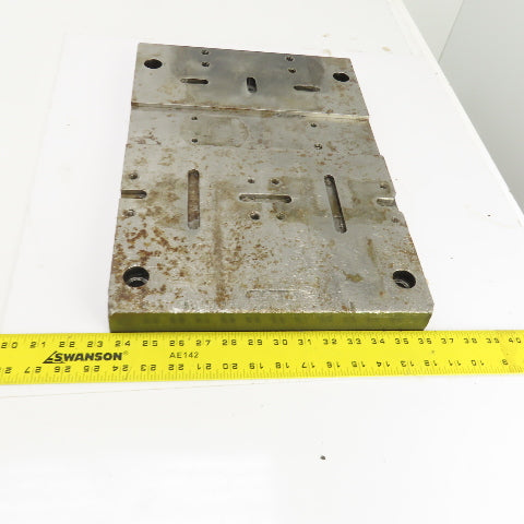 18-1/2" x 12-5/8" x 1-3/8" Thick Steel Fixture Set Up Jig Plate