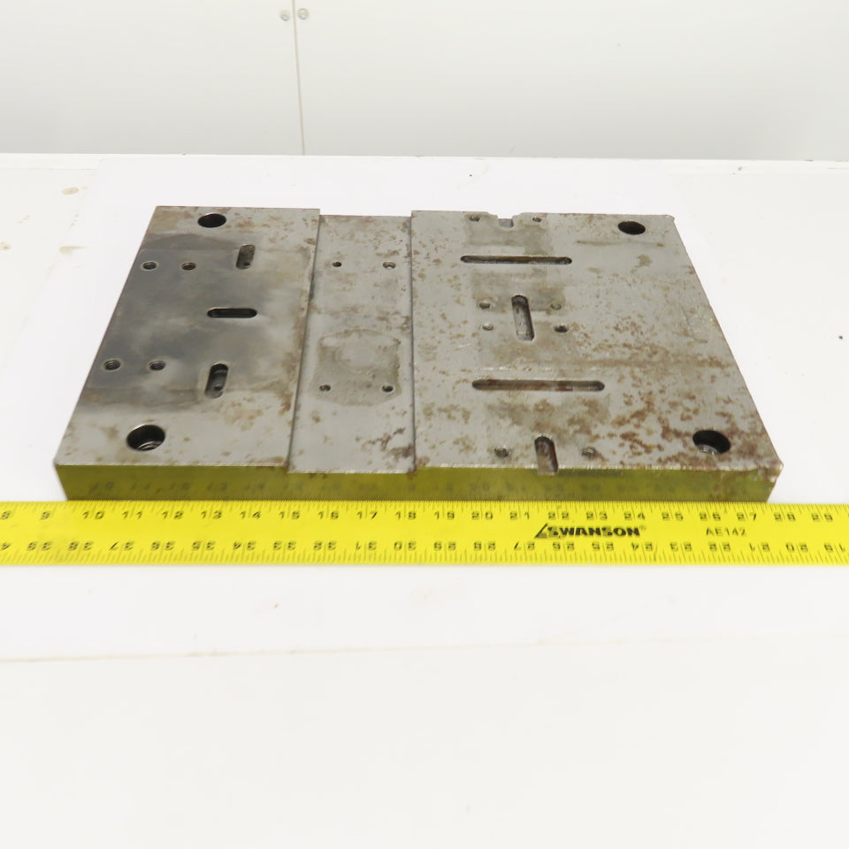 18-1/2" x 12-5/8" x 1-3/8" Thick Steel Fixture Set Up Jig Plate