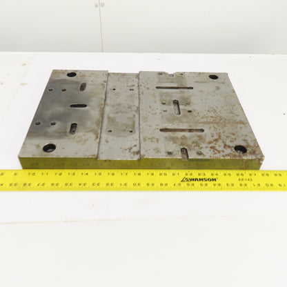 18-1/2" x 12-5/8" x 1-3/8" Thick Steel Fixture Set Up Jig Plate