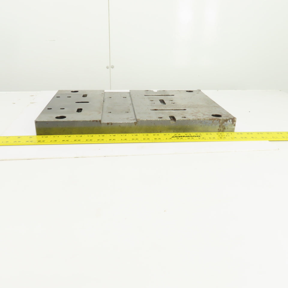 18-1/2" x 12-5/8" x 1-3/8" Thick Steel Fixture Set Up Jig Plate