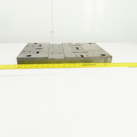 18-1/2" x 12-5/8" x 1-3/8" Thick Steel Fixture Set Up Jig Plate