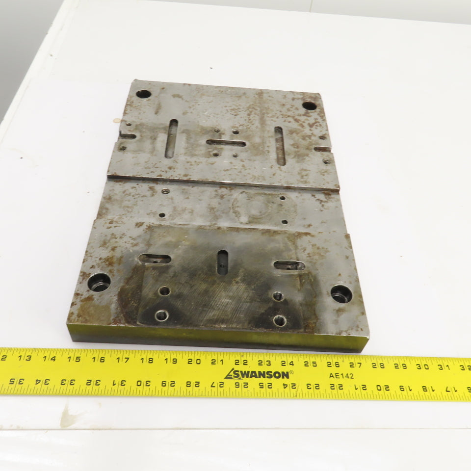 18-1/2" x 12-5/8" x 1-3/8" Thick Steel Fixture Set Up Jig Plate