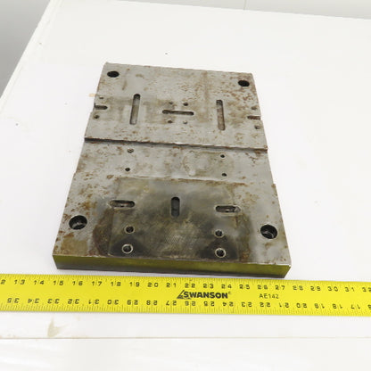 18-1/2" x 12-5/8" x 1-3/8" Thick Steel Fixture Set Up Jig Plate