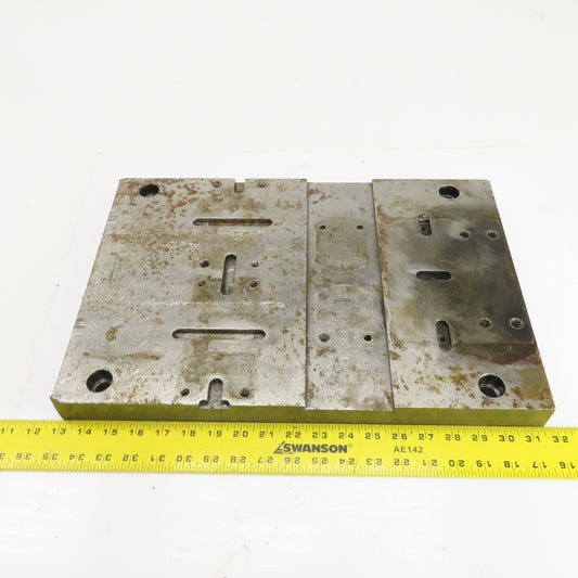 18-1/2" x 12-5/8" x 1-3/8" Thick Steel Fixture Set Up Jig Plate