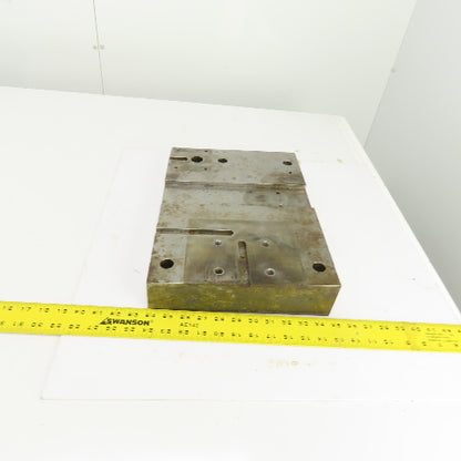 16-1/8" x 11" Tapered Steel Fixture Set Up Jig Plate 2.822" To 1.870" Thick