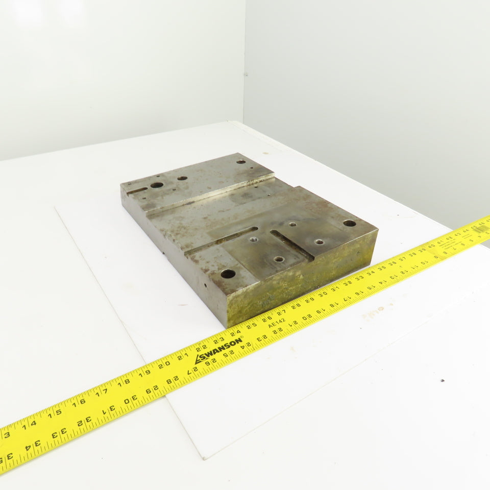 16-1/8" x 11" Tapered Steel Fixture Set Up Jig Plate 2.822" To 1.870" Thick